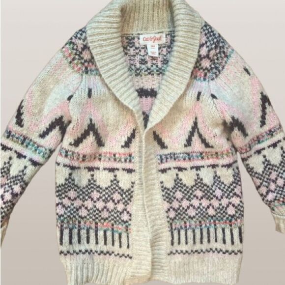 Cat & Jack Cozy Knit Sweater - Picture 1 of 8